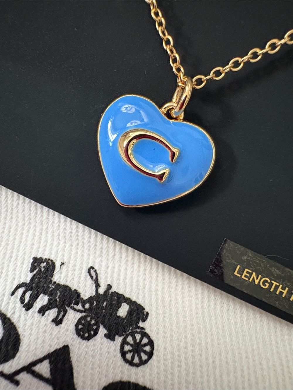 Coach Heart Necklace - Picture 4 of 8